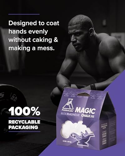 Friction Labs Gym Chalk – Magic Ball, PRO Ball (Chalk Bag Sock) | Non-Toxic Climbing Chalk for Bouldering, Gymnastics & More - style: Magic