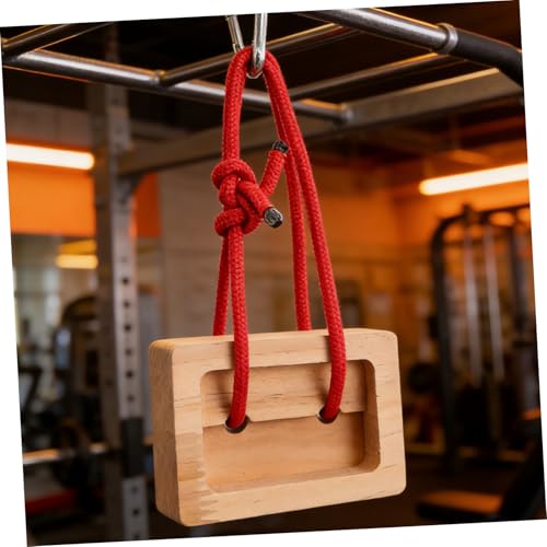 Toyvian 2pcs Portable Climbing Hangboards Wooden Fingerboard Training Board for Rock Climbing Training Indoor Use with Modular Design and Easy Installation