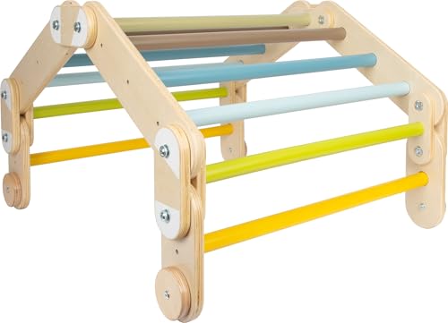 small foot Triangle-Wall Climbing 2in1 Adventure, Wood, 4 Adapters, Movement, from 2 Years 12625, 150 x 64 x 10 cm