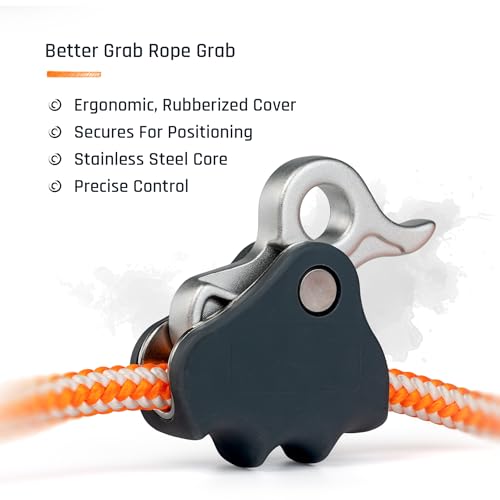 ProClimb Arborist Lanyard by Pelican Rope – 1/2 in x 12 ft Polyester, Aluminum Snap Hook, Adjustable, High Visibility, ANSI/OSHA Certified for Work Positioning, Made in the USA