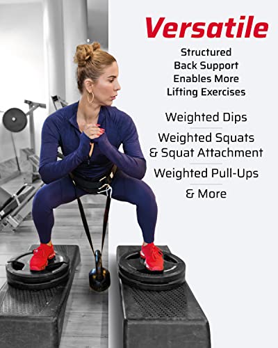 THEFITGUY Ultimate Dip Belt & Sled Pulling Belt | Ultimate Combination for Maximized versatility & strength
