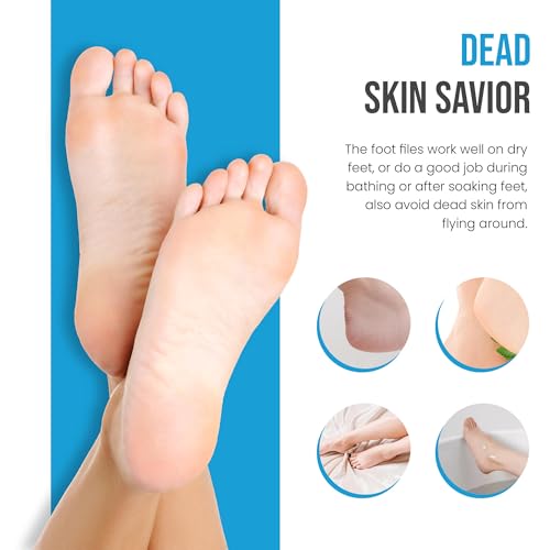 Foot Rasp Foot File Callus Remover Professional 7” Corn Removers for Toes Foot Care Pumice Pedicure Tool to Remove Hard Skin Wet Dry Callus Shaver for Feet, Colossal Stainless Steel By Krisp Beauty