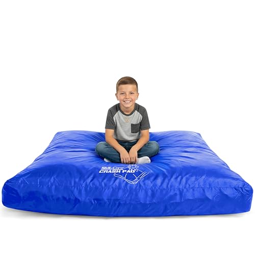 Skil-Care Crash Pads for Kids Sensory, High-Density Foam Crash Mat, Nylon | Water-Resistant Cover Crash Pads with Mesh Vents from 3x4ft to 8x8ft for Daily Use in Sensory Rooms, Schools, Clinics, Home - size: 6x6 Feet