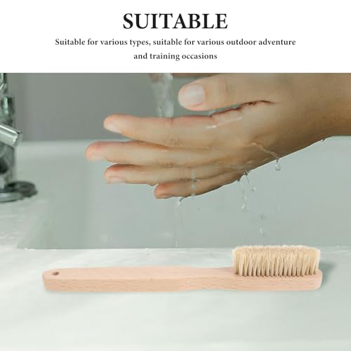 2pcs Bouldering Climbing Brush: Outdoor Bouldering Cleaning Brush with Handle - Rock Climbing Shoes Cleaner for Mountaineering Gear
