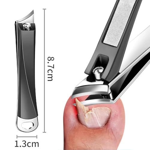 Toenail Clipper for Senior Nail Clipper for Men Women Toenail Clippers for Ingrown Nails Removal Set Thick Nail Cutter Toe Nails Clipper Kit (A-2)