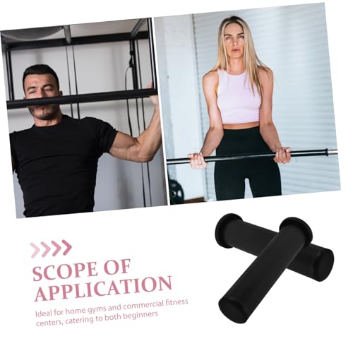 BESPORTBLE Barbell Attachment Sleeve Weight Lifting Wrist Wraps Gym Gear Grip Barbell Holder Adapter Easy to Install for Home and Commercial Use