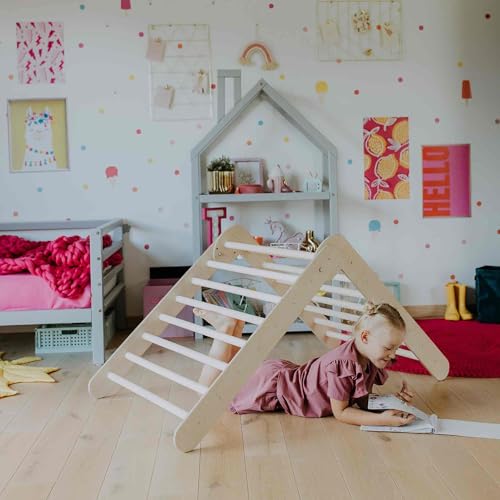 Climbing triangle, Waldorf toys, Climbing triangle, Climbing ladder, Step triangle, Montessori furniture