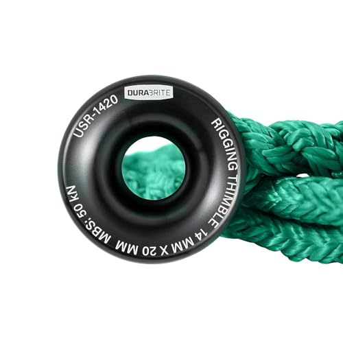 Pelican Rope Arborist Sling, USA Made 3/4" 10 FT Adjustable Rigging Block Sling with Aluminum Ring - Single-Head, 20,000 LBS MBS / 2,000 LBS WLL, 12 Strand Green Polyester, Tree Climbing Gear - style: Single-head 3/4" - 10 Ft