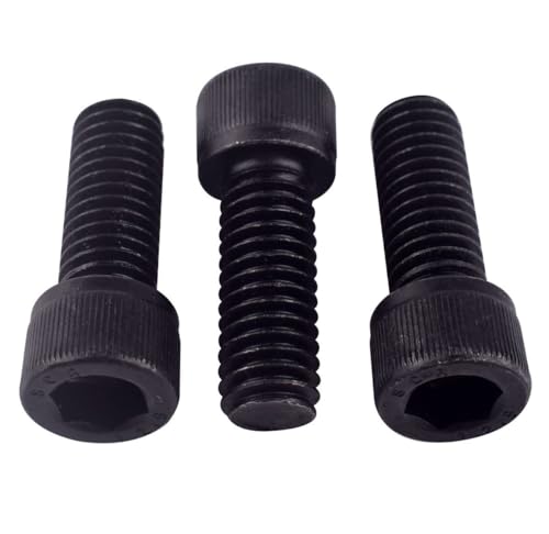 30Pcs #8-32 x 1 Socket Head Cap Screws Bolts, 12.9 Grade Alloy Steel Black Oxide Finish, Allen Hex Drive, UNC Coarse Full Thread - size: #8-32 x 1" (30PCS)