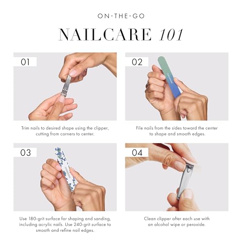 Tweezerman Nail Kit with Clipper & 2 Nail Files Paisley - color: Paisley
