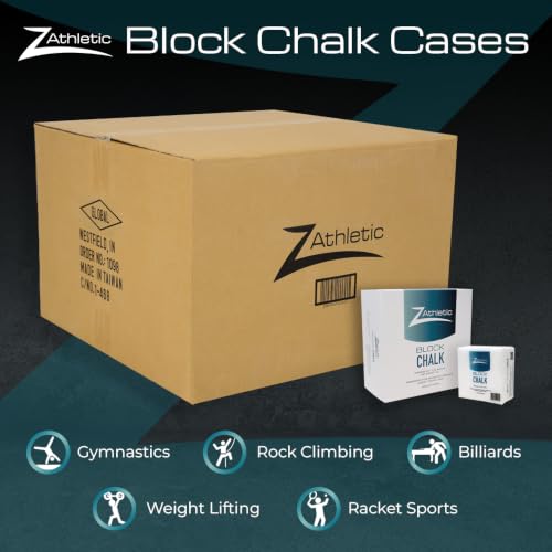 Block Chalk for Gymnastics, Weightlifting, Rock Climbing, Crossfit (Multiple Sizes Available) - style: 2oz Block (Box of 288 - 36lb Total)