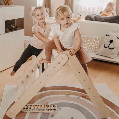 Climbing triangle, Waldorf toys, Climbing triangle, Climbing ladder, Step triangle, Montessori furniture