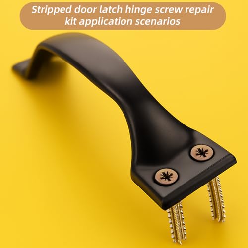 20 Pack Heavy Duty Concrete Anchors and Screws Kit,Gold Metal Hollow Wall Anchors with Screws for Wooden Wall and Hinge Hole Repair (6x32mm)