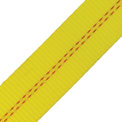 VULCAN Tie Down Axle Straps with Wear Pad - 4 Pack - Classic Yellow - 3,300 Pound Safe Working Load - size: 2" x 22" Classic Yellow (4 Pack)