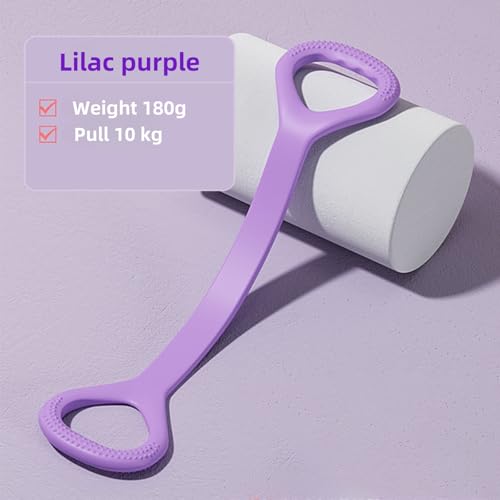 ANIS·KEAAR 2 PCS Figure 8 Resistance Band - Elastic Fitness Rope for Arm, Back, Shoulder & Full-Body Workouts | Foot, Leg, Hand Stretcher for Yoga, Pilates, Physical Therapy & Home Gym Exercise
