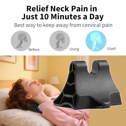 Trigger Point Massage Tool, Handheld Deep Tissue Manual Massager for Neck, Shoulders, Back & Feet, 3-Edge Pressure Point Design, Portable (Black)