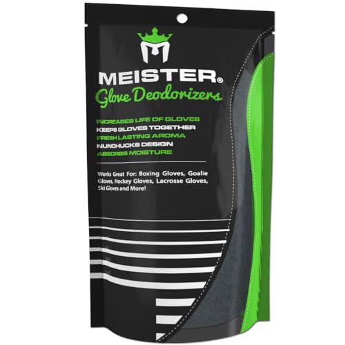 Meister Glove & Shoe Deodorizers - Absorbs Stink & Leaves Fresh - Cologne | Essential for boxing & sports gloves, shoes, cleats and bags with scented filling that helps absorb moisture and odor