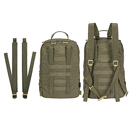 EXCELLENT ELITE SPANKER Outdoor Hydration Backpack Bundle Packs Water Bladder Carrier for 3L Water Bladder - color: Ranger Green