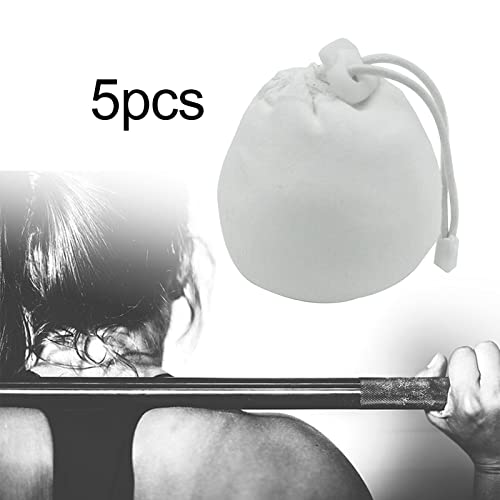 5X Anti-Slip Chalk Ball Bag Drawstring Bag with Buckle for Gymnastics Bouldering Weightlifting, Rock Climbing
