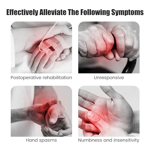 Rehabilitation Robot Gloves for Stroke Recovery Hemiplegia Finger Hand Function Rehabilitation Therapy Arthriti Glove (Left Hand, M) - size: Left Hand M