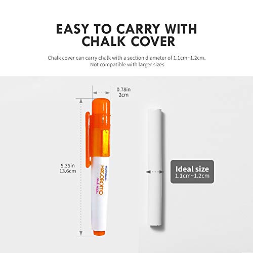 Hagoromo Chalk Holder with Magnet Attached [Green Cap and Chalk] - color: Green, style: Cap