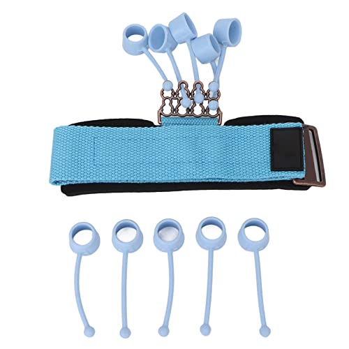 Yinhing Finger Exerciser Hand Grip Strengthener Adjustable Silicone Wrist Strap for Rock Climbing Tennis Guitar Piano Drummer Ergonomic Finger Strength Trainer (40lbs) - size: 40 Pound