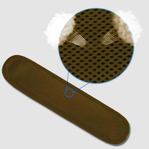 ZINZ Ultra Thick & Breathable Universal Shoulder Pad Cushion for Bag - Long & Comfort - color: Coffee