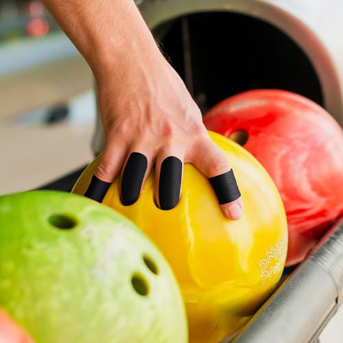 ELETIUO 144 PCS Bowling Thumb Tape & Finger Tape for Bowlers,Elastic Protective Tape with Portable Box,Bowling Accessories for Men&Women,Thumb Protection for Ball Grip, Sport Supplies for Exercise
