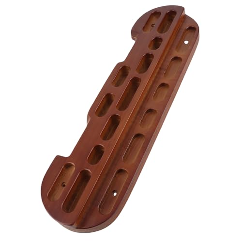 RiToEasysports Wooden Hangboard, Climbing Fingerboard for Grip Strengthening and Pull Up Training, with Various Lengths and Depths of Finger Holds for Comfort and Safety