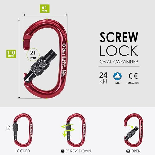 GM CLIMBING Haul Kit for 5:1 Mechanical Advantage Pulley Hauling Tensioning Load Releasing System Block and Tackle