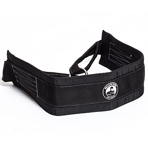 Belt Squat Belt [Bells of Steel] 5in Width for Weight Lifting, 12in Chain Length, Padded, Heavy Duty