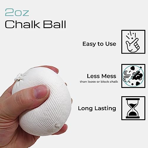 Z Athletic Gym Chalk Ball for Rock Climbing, Gymnastics, and Weightlifting - style: 2oz Chalk Ball
