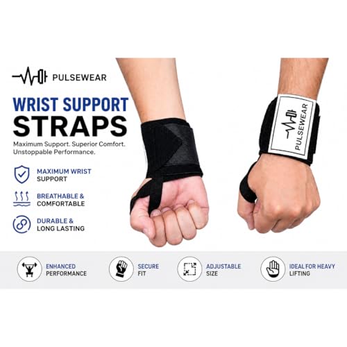 Heavy Duty Weight Lifting Hooks with Adjustable Wrist Strap, Steel Grip Support for Deadlifts, Pull-Ups, Shrugs, and Strength Training, Black