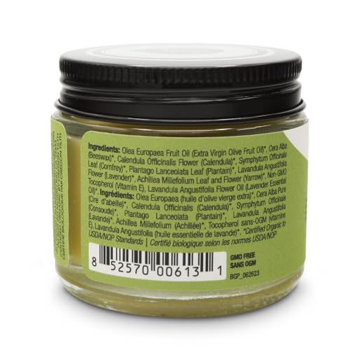 All Good Goop Organic Skin Care Recovery Balm - All Purpose Ointment w/Calendula, Lavender, Beeswax - Chafing Cream, Dry Skin Salve, Cracking Lip Moisturizer - Soothes, Hydrates & Calms - 2oz - size: 2 Ounce (Pack of 1)
