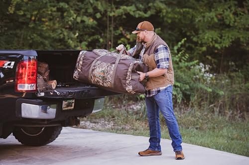 ALPS OutdoorZ High Caliber Duffel, Durable Camo Travel Overnight Bag - color: Realtree APX, size: Large