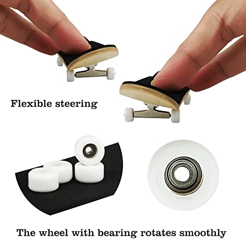 Wood Finger Skateboard Professional Fingerboards Wheels with Bearings Mini Fingerboard-30mm Pharaoh