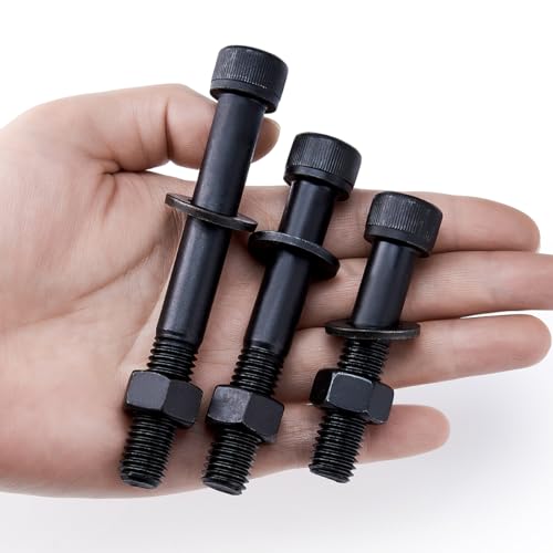 434PCS M5 M6 M8 M10 M12 Metric Bolt Assortment 12.9 Grade Cylindrical Head Screws Nuts and Washers Hex Socket Head Cap Machine Screws Kit - color: X14-large-434 M5 M6 M8 M10 M12 Socket Cap（Black)