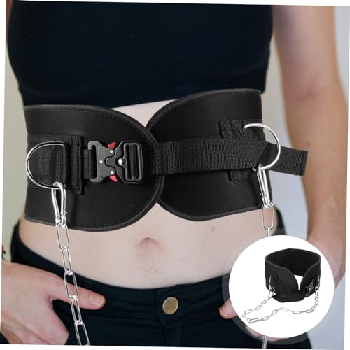 Totority Fitness Dipping Belt Chain for Weightlifting Weighted Pull-up Belt for Strength Training Design for Men and Women Comfortable Support for Dips and Chin-ups