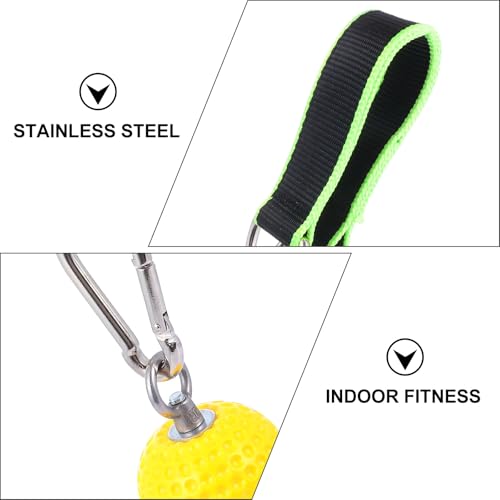 MAGICLULU Climbing Training Grip Ball with Hanging Rings Hand Grip Strength Exerciser for Wrist and Finger Workout Fitness Pull-up Aid Random Color