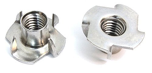 Escape Climbing Four Pronged Zinc T-Nut | Durable Steel Hardware for Rock Climbing Holds | Easy Install (500)