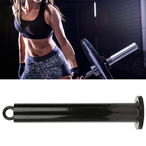 Pissente Barbell Support Frame Loader Pin, Stainless Steel Loading Pin for Grip Strength Arm Training Home Gym Free Weight Setup - size: 48 diameter * 320 mm