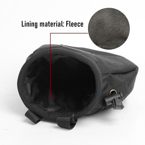 Chalk Bag, Oxford Cloth Climbing Chalk Bag with Soft Fleece Lining Adjustable Drawstring Closure for Rock Climbing Bouldering Gymnastics