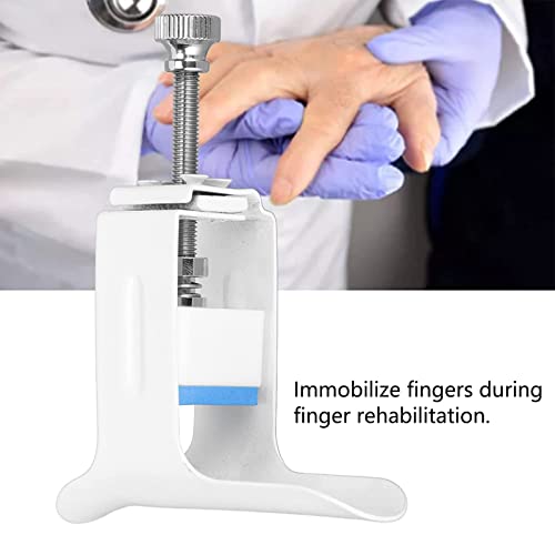 Watris Veiyi Finger Joint Straightener for Finger Pain Easy Pressing Splint | Finger Joint Extension Splint, Finger Fixed Rehabilitation, White Average Size Hand Injury Joint Support Pressing Device