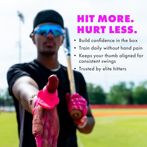 Baseball Thumb Guard, Batters Batting Grip, Finger Guard, Accessory, Batting Protection, Reduce Bat Sting, Hitter, Tool, Bat, Hitting Accessory - color: Banana Yellow