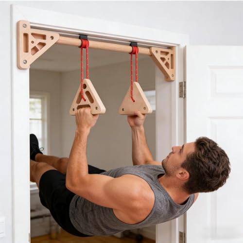 Genérico Climbing Fingerboard | Climbing Training Board - Door for Hangboard | for Home, Game Room, Garage, Basement, Apartment, Gym,