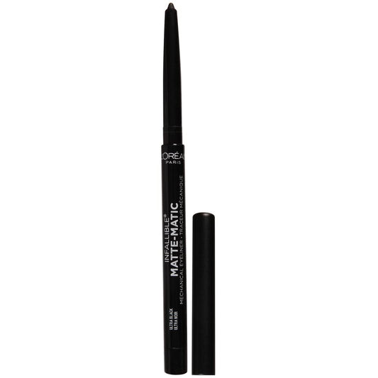 L'Oreal Paris Infallible Matte-Matic Mechanical Eyeliner, Ultra Black, 0.01 Oz.