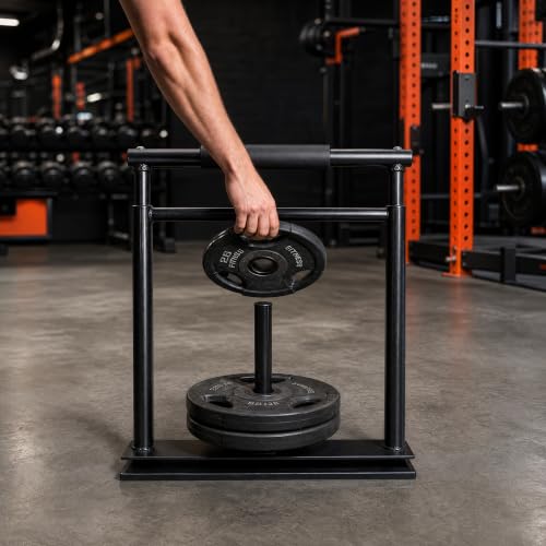 Pinch Grip Strength Trainer for Forearm Training | Hand Grip Strengthener with Adjustable Weight Plate Loading, Exercise Machine for Climbing, Wrestling, Home Gym