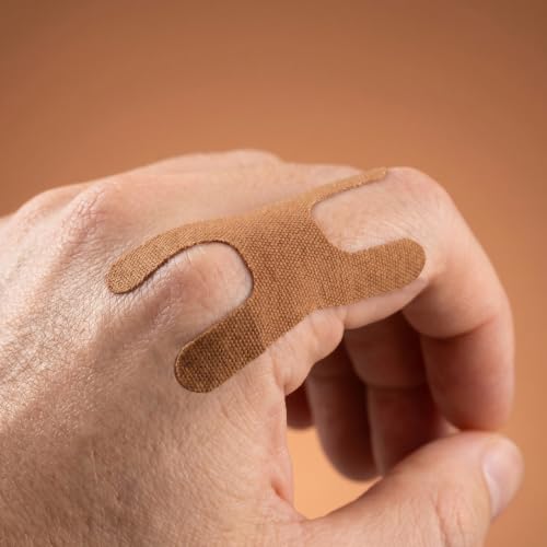 50pcs Precut Finger Tape: Elastic Golf Wrap Support Strips Strap, Compression Adhesive Finger Brace Wrap for Athletic Baseball Soccer Sports