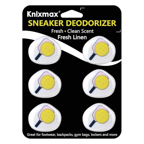 Knixmax Versatile Deodorizer Balls for Shoes Gym Bags Home Freshener for Closets Lockers Odor Eater Eliminate Unpleasant Scent Fresh Linen Pickleball