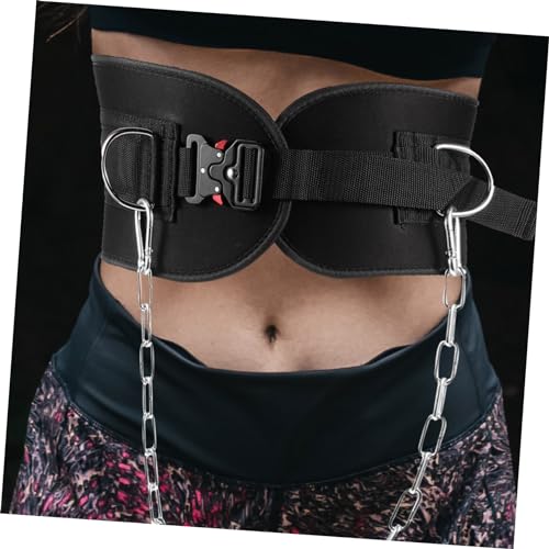 Totority Fitness Dipping Belt Chain for Weightlifting Weighted Pull-up Belt for Strength Training Design for Men and Women Comfortable Support for Dips and Chin-ups